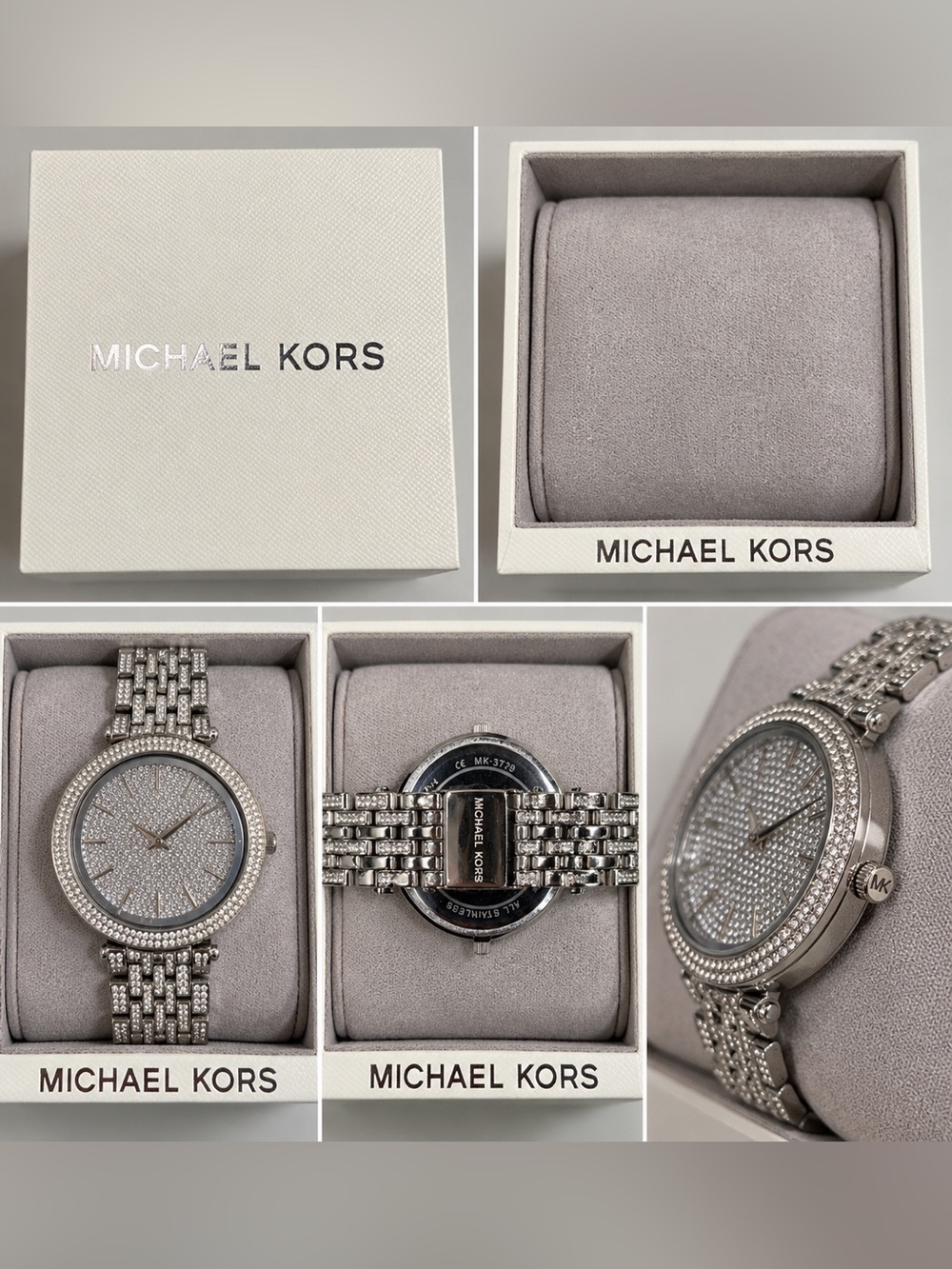 Michael Kors Silver  Stainless Steel- Darci MK3779,